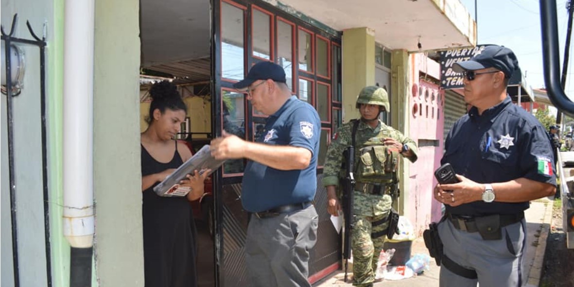 Continúa la SSPC con el operativo vialidades libres en conjunto con la SEDENA y PEC en diversas colonias de Villahermosa.