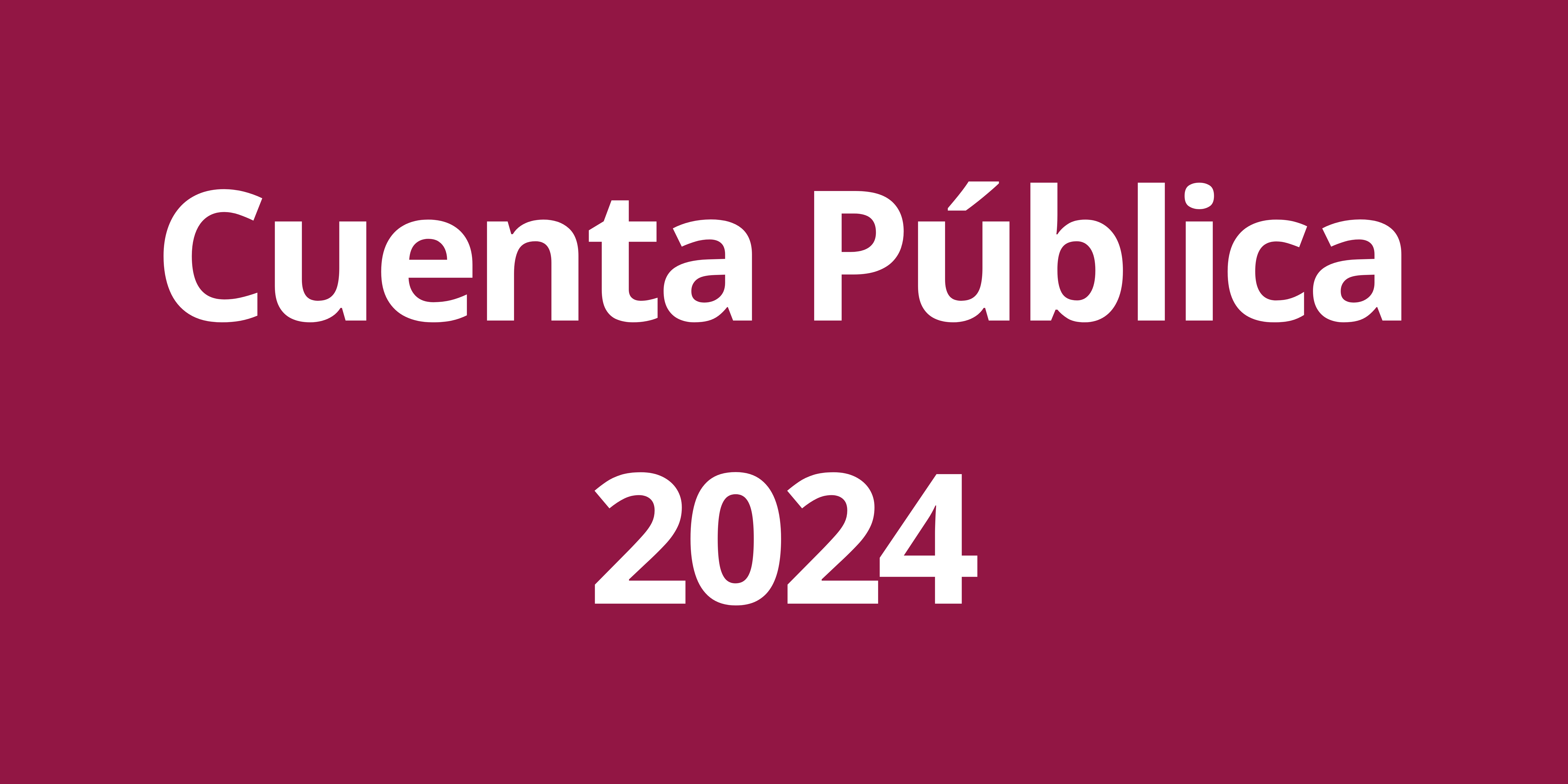 Cuenta Pública 2024